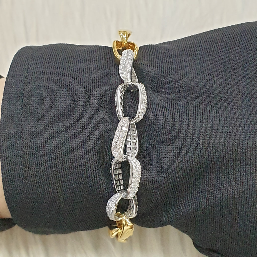 Bracelet - 18K Yellow Gold/White Gold