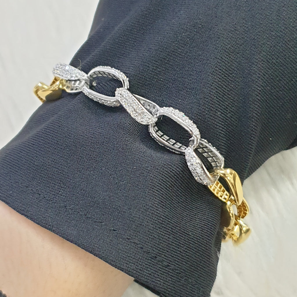 Bracelet - 18K Yellow Gold/White Gold