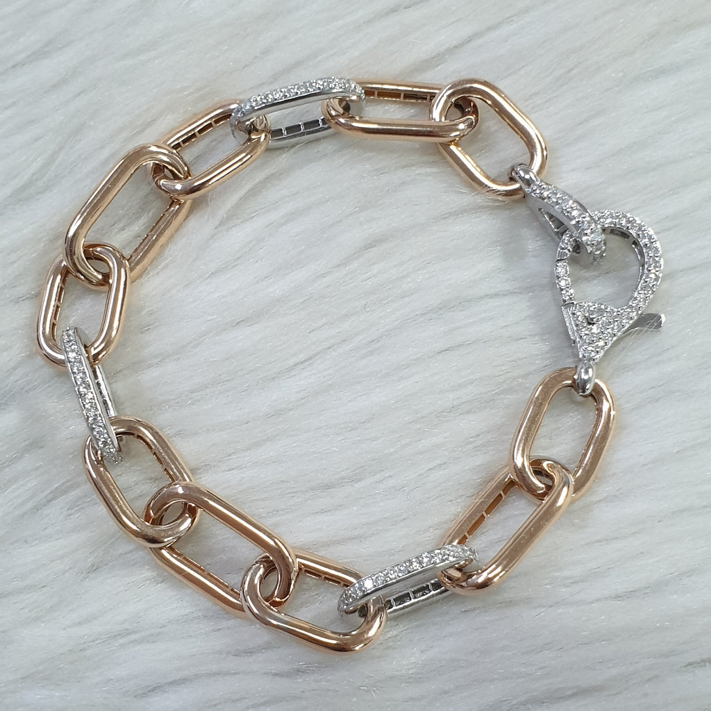 Bracelet - 18K Rose Gold/White Gold