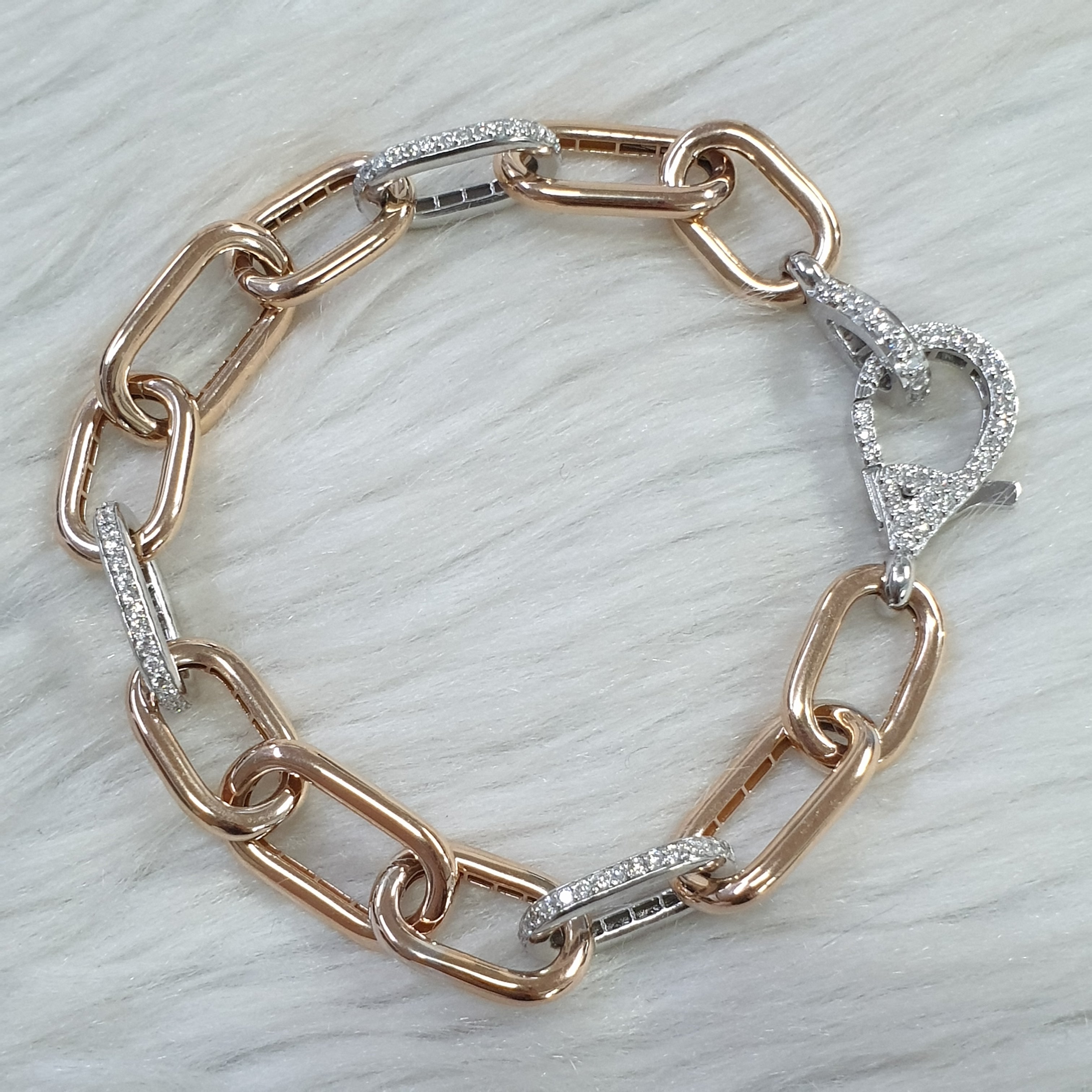 Bracelet - 18K Rose Gold/White Gold