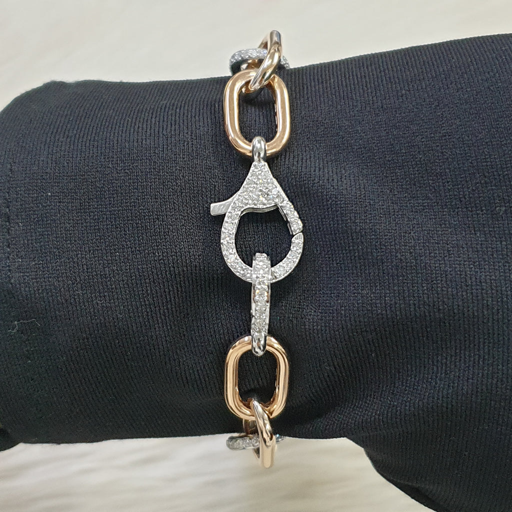 Bracelet - 18K Rose Gold/White Gold