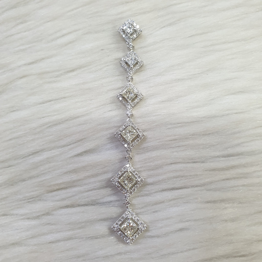 Drop Pendant WG - 14K White Gold