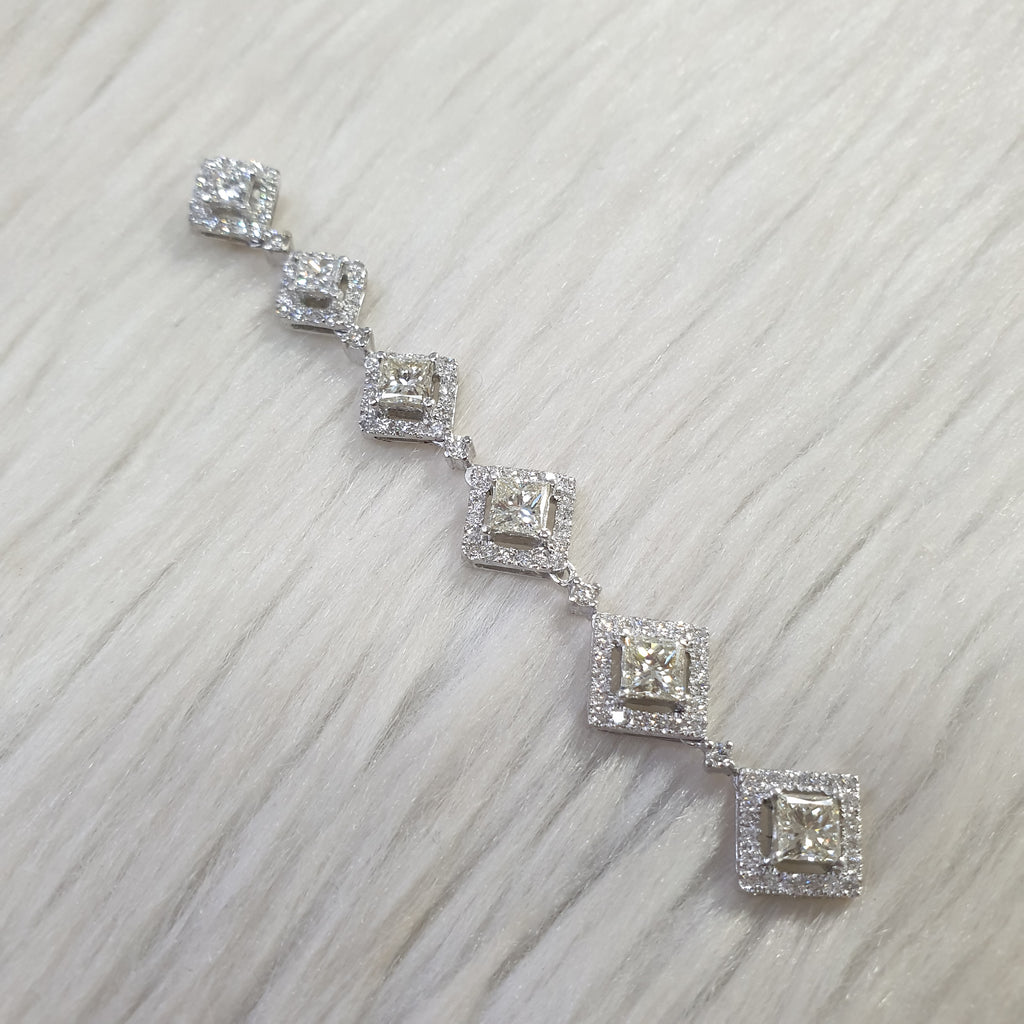 Drop Pendant WG - 14K White Gold