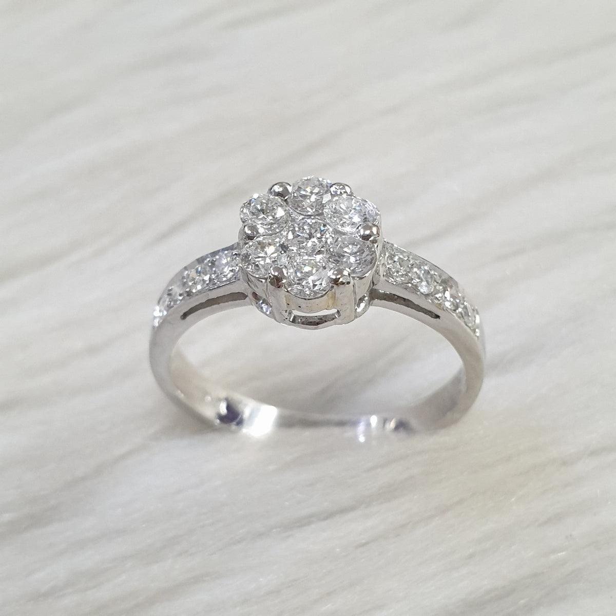 Ladies Ring Rositas - 14K White Gold