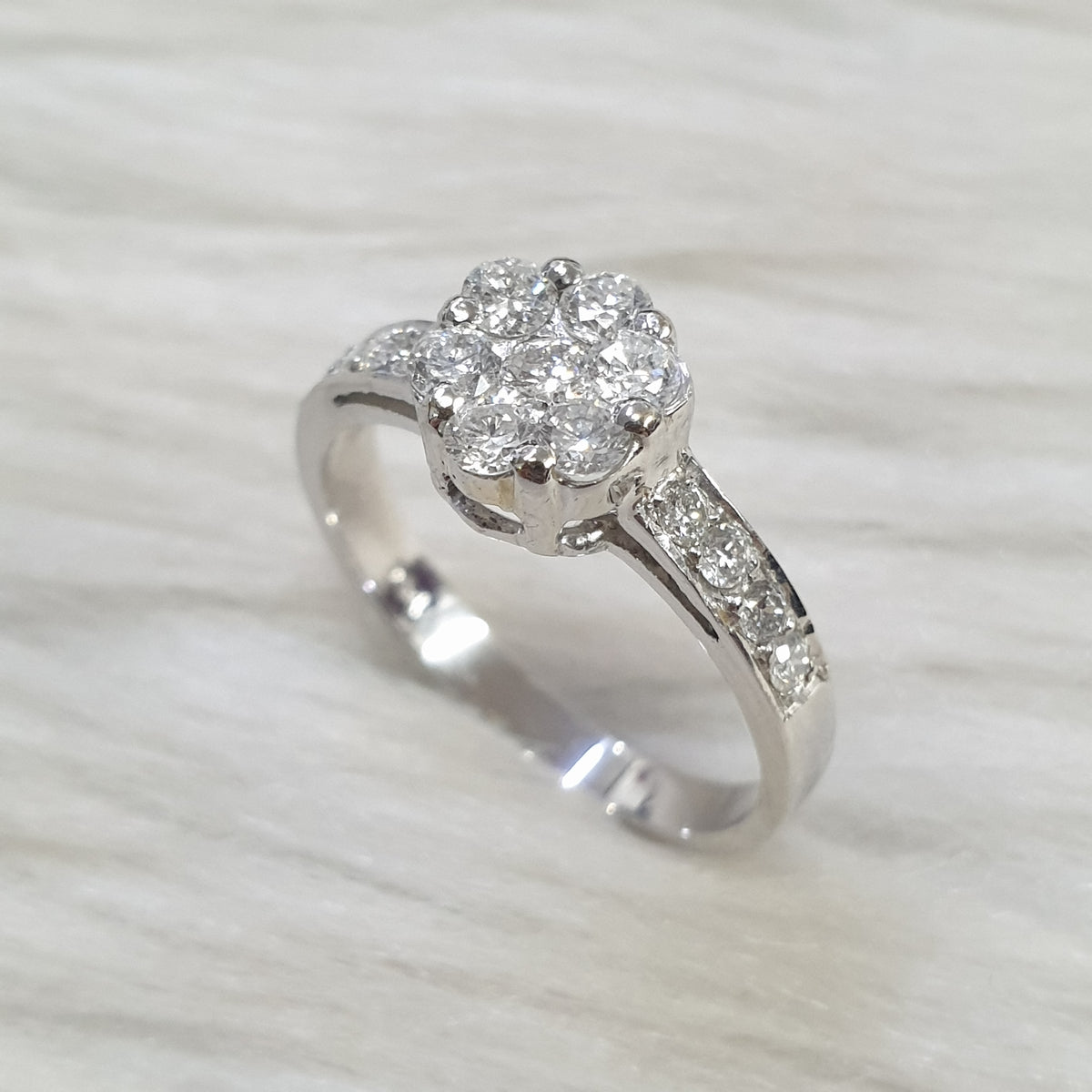 Ladies Ring Rositas - 14K White Gold
