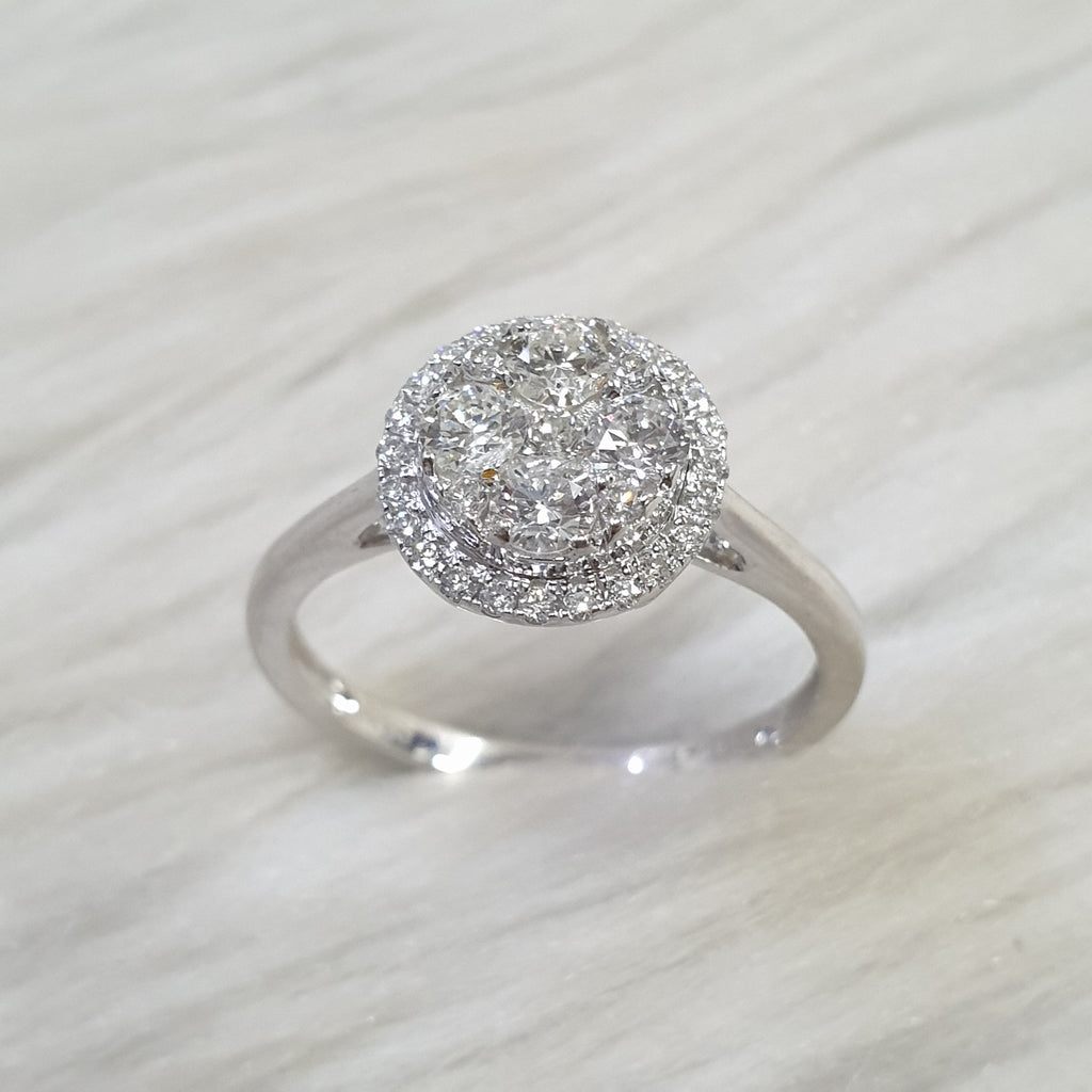 Ladies Ring Rositas - 18K White Gold