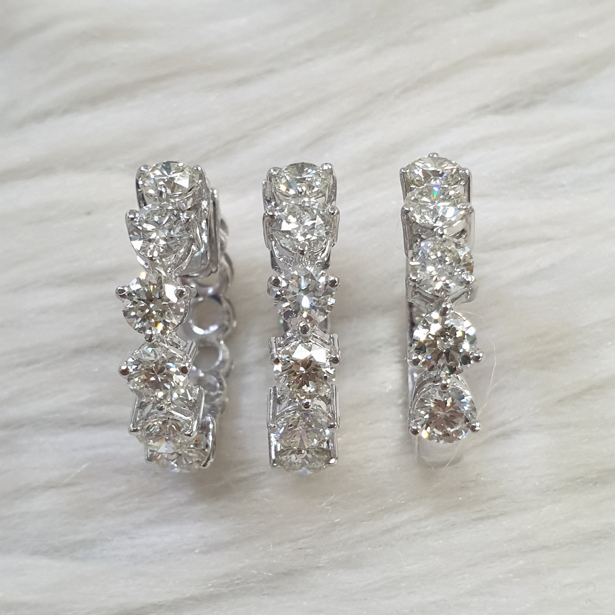 Creolla Terno - 14K White Gold