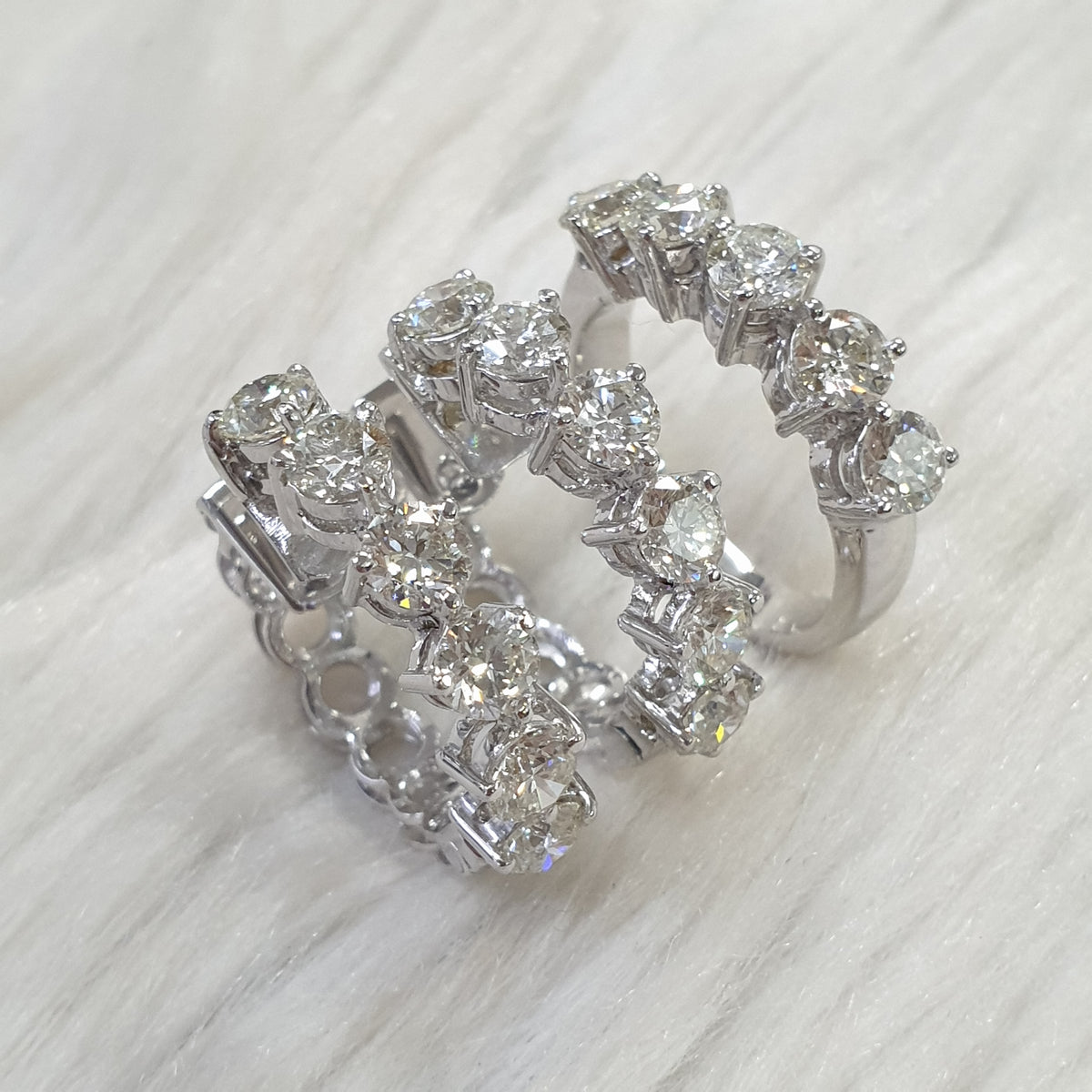 Creolla Terno - 14K White Gold