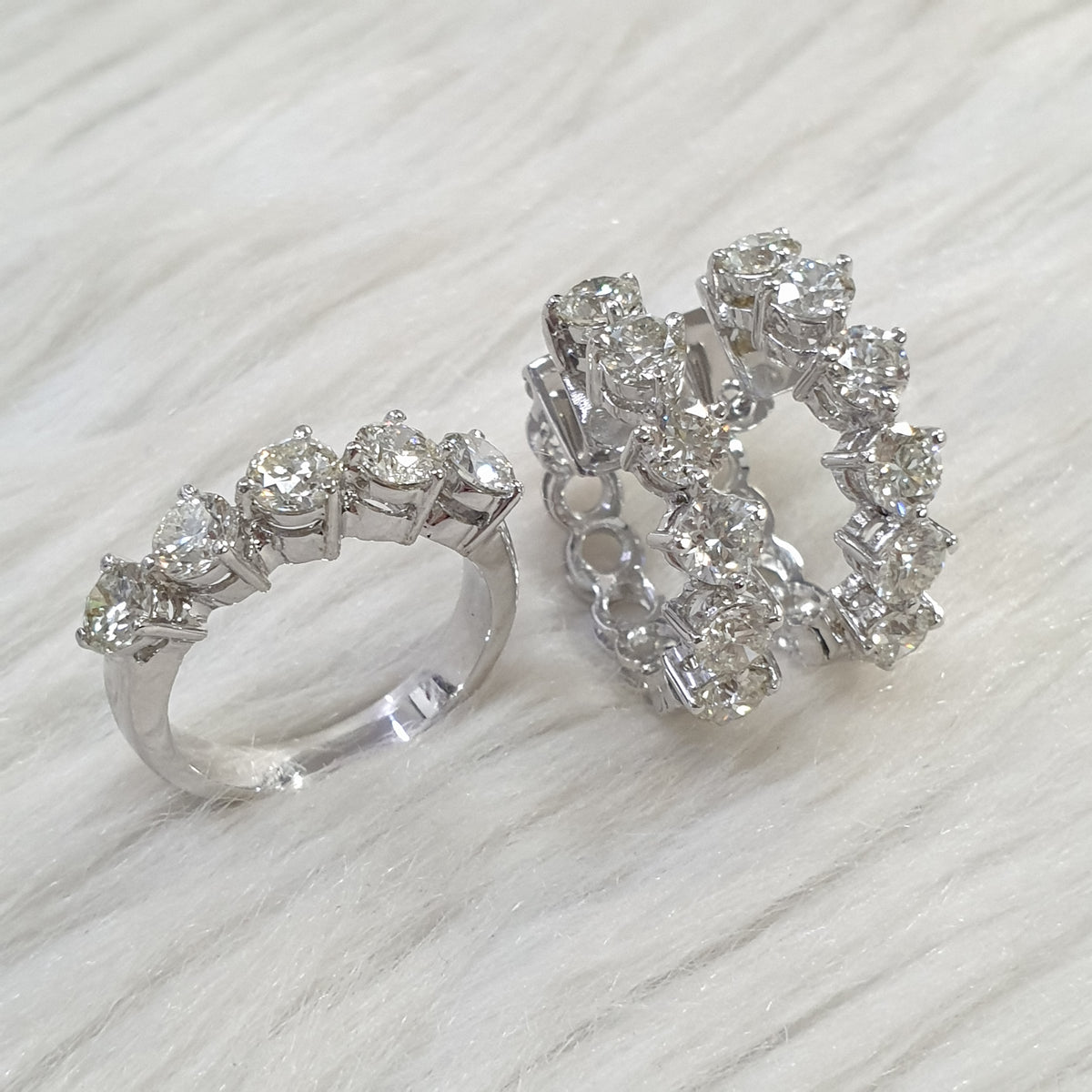 Creolla Terno - 14K White Gold