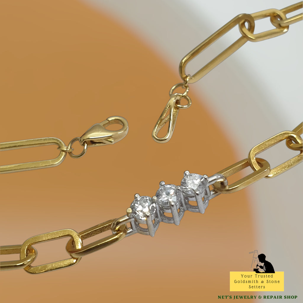 Bracelet - 18K Yellow/White Gold