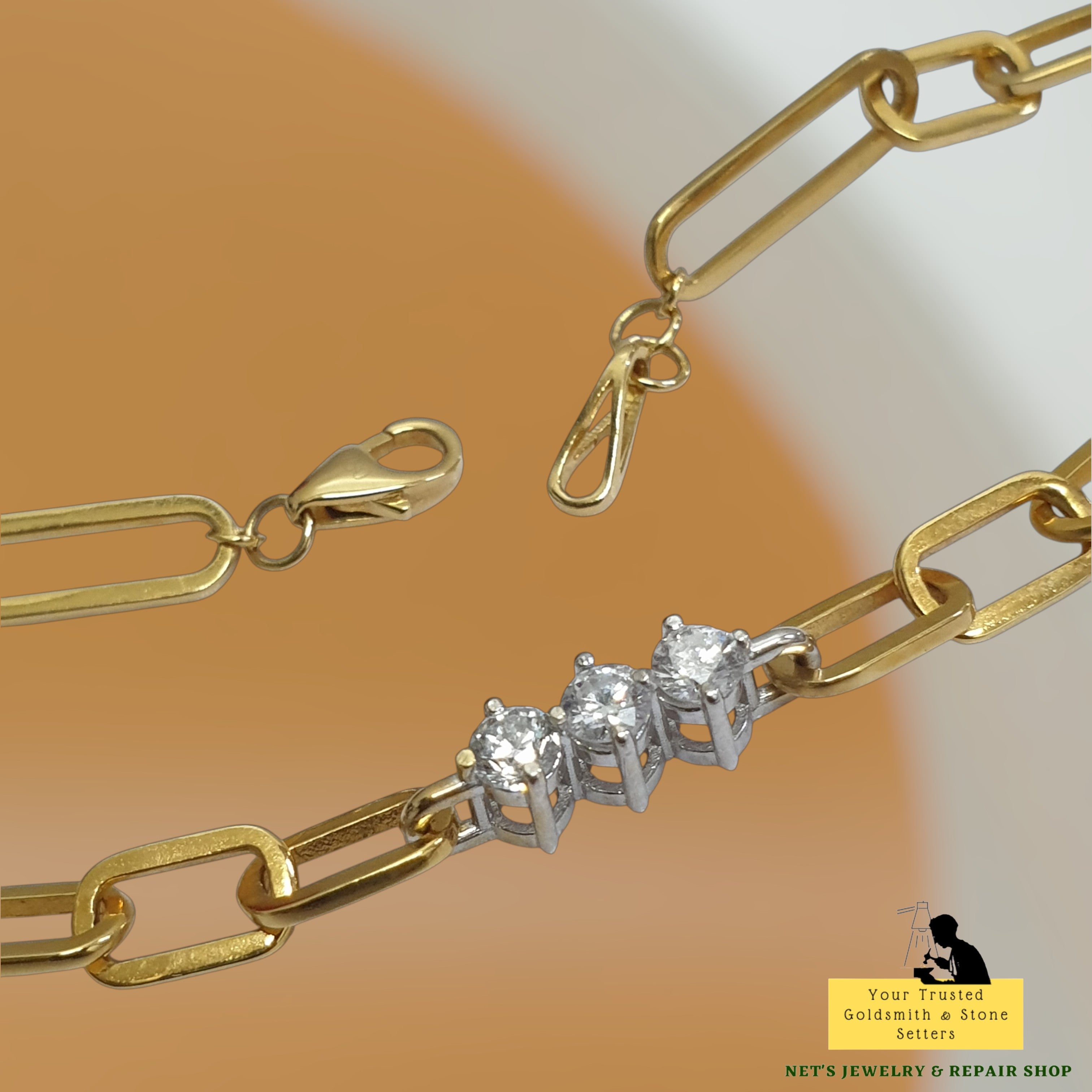 Bracelet - 18K Yellow/White Gold
