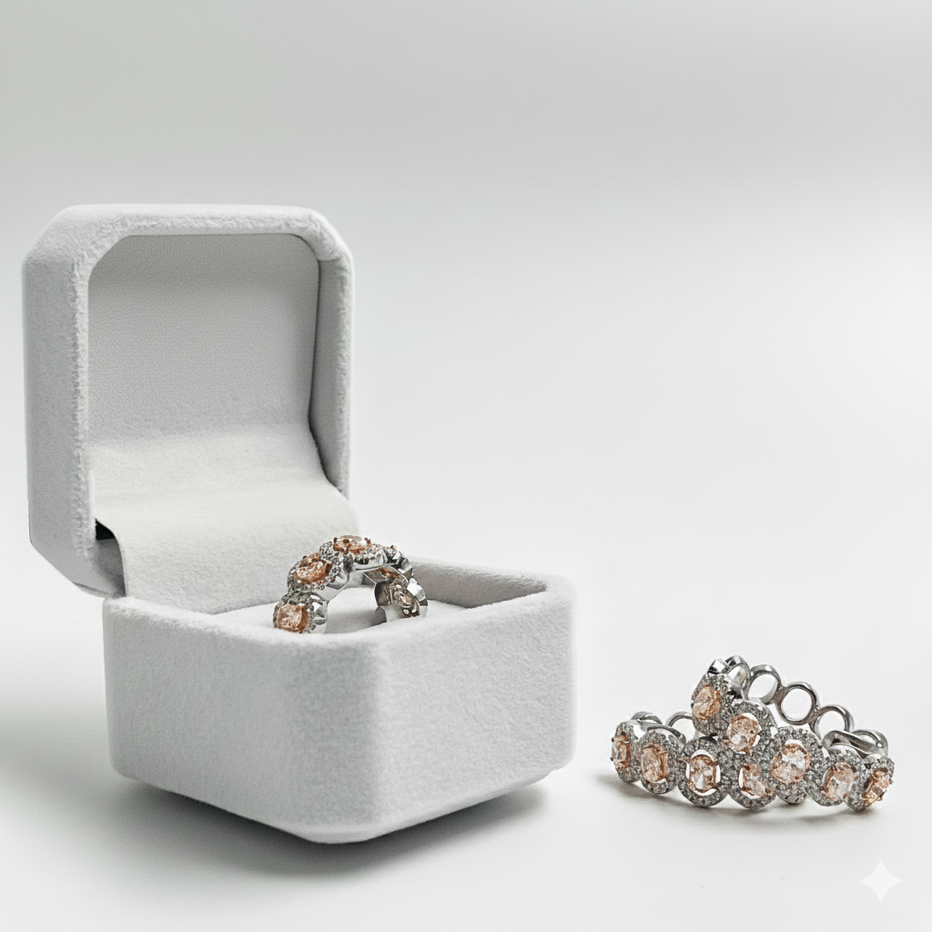 Creole Diamond Terno Set – 14K White Gold (SOLD - INQUIRE FOR MADE TO ORDER)