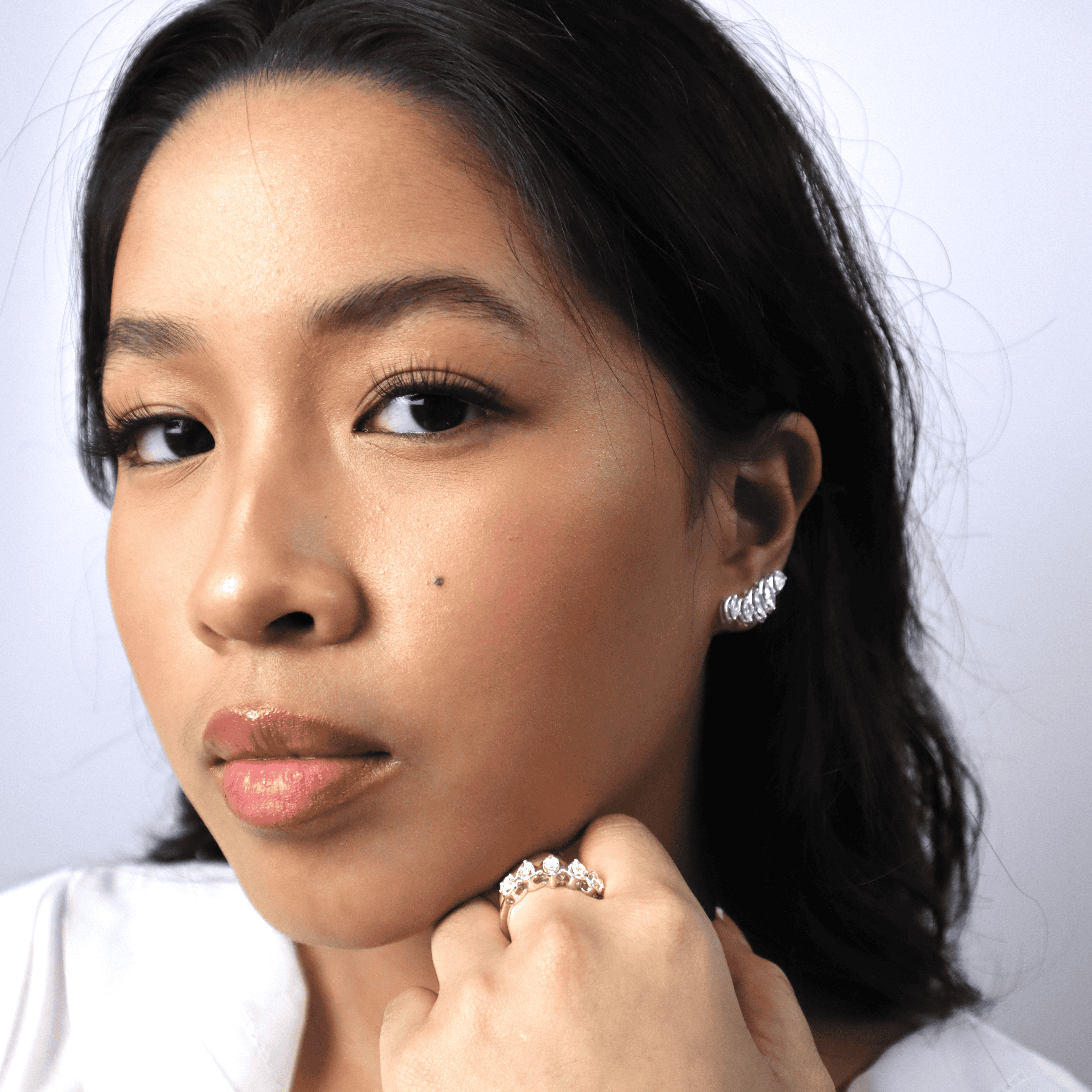 Diamond Terno Set – 14K White Gold (SOLD - AVAILABLE FOR MADE TO ORDER)