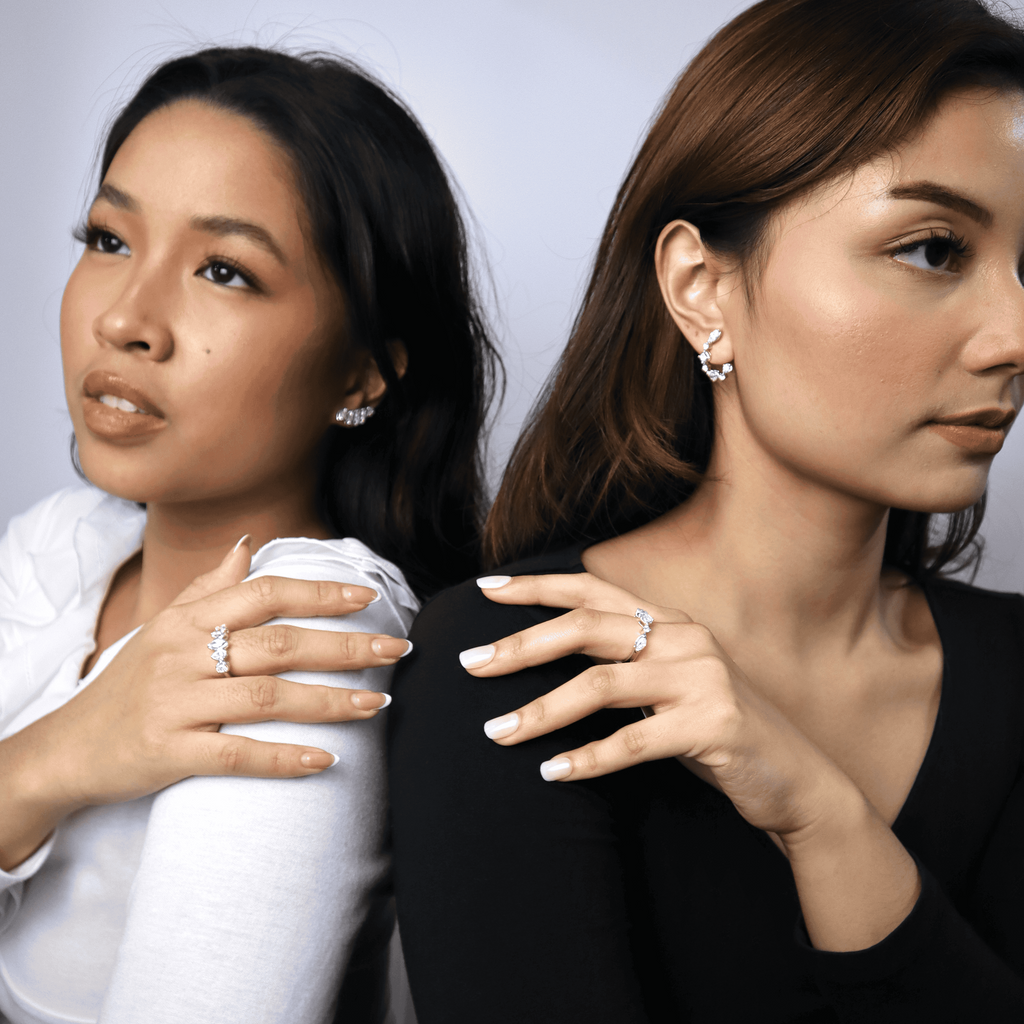 Diamond Terno Set – 14K White Gold (SOLD - AVAILABLE FOR MADE TO ORDER)