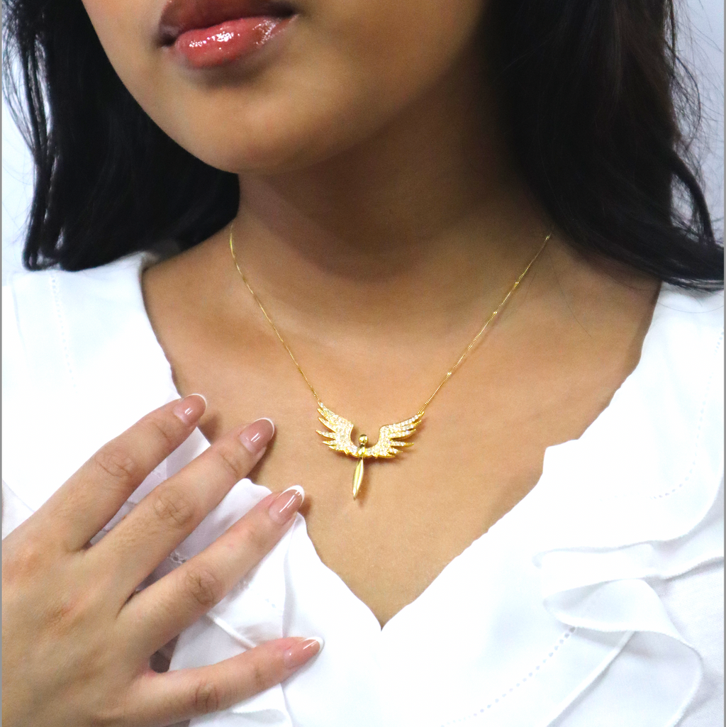 Angel Pin/Pendant – 14K Yellow Gold