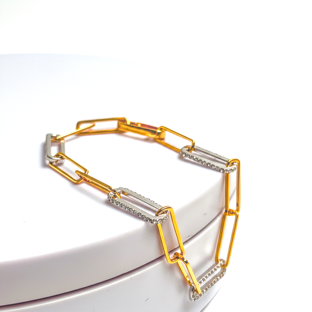 Bracelet – Yellow/White Gold with Diamonds