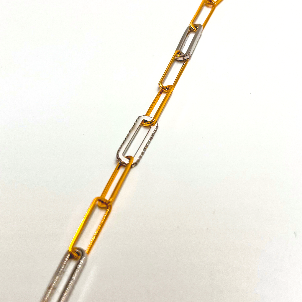 Bracelet – Yellow/White Gold with Diamonds