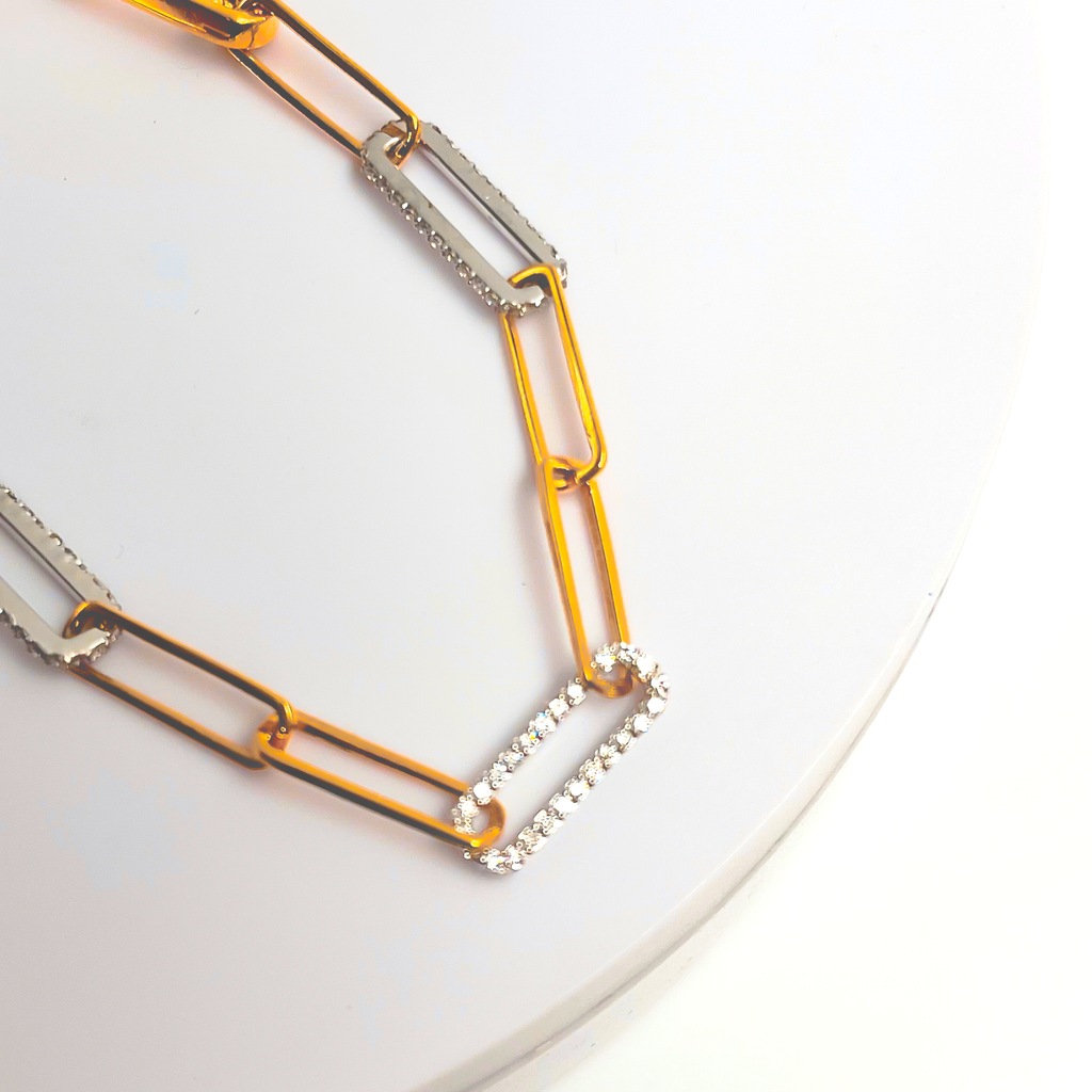 Bracelet – Yellow/White Gold with Diamonds