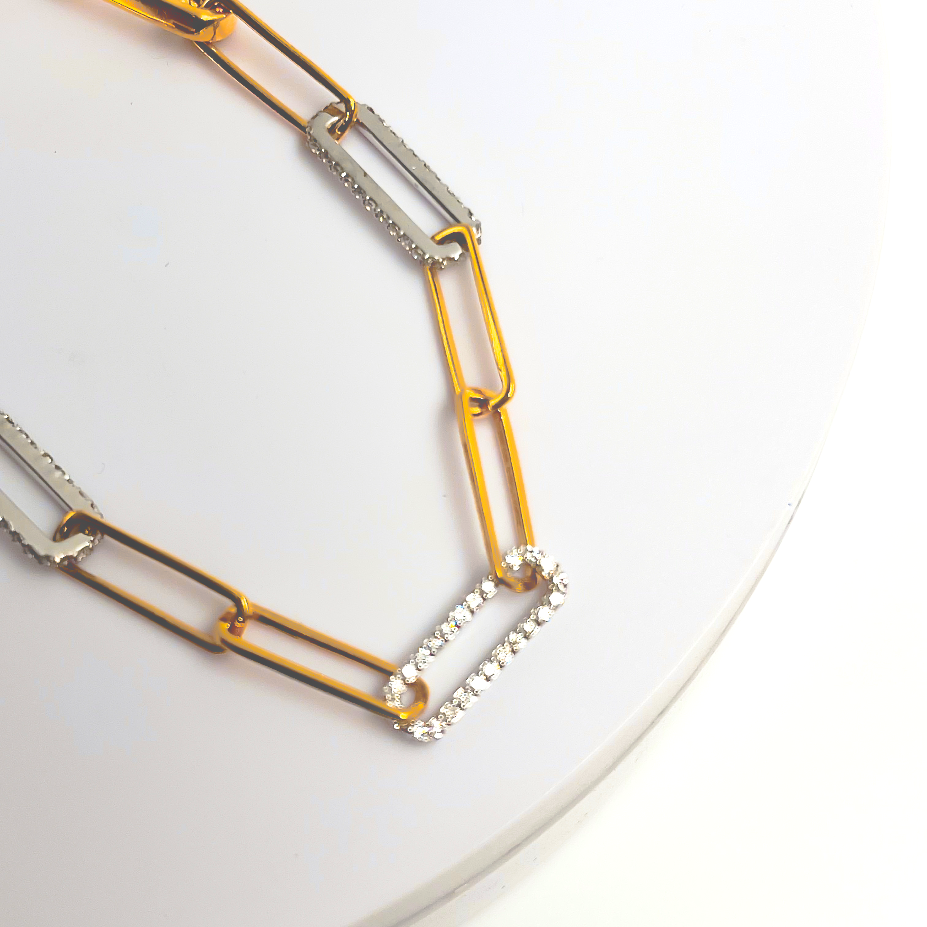 Bracelet – Yellow/White Gold with Diamonds