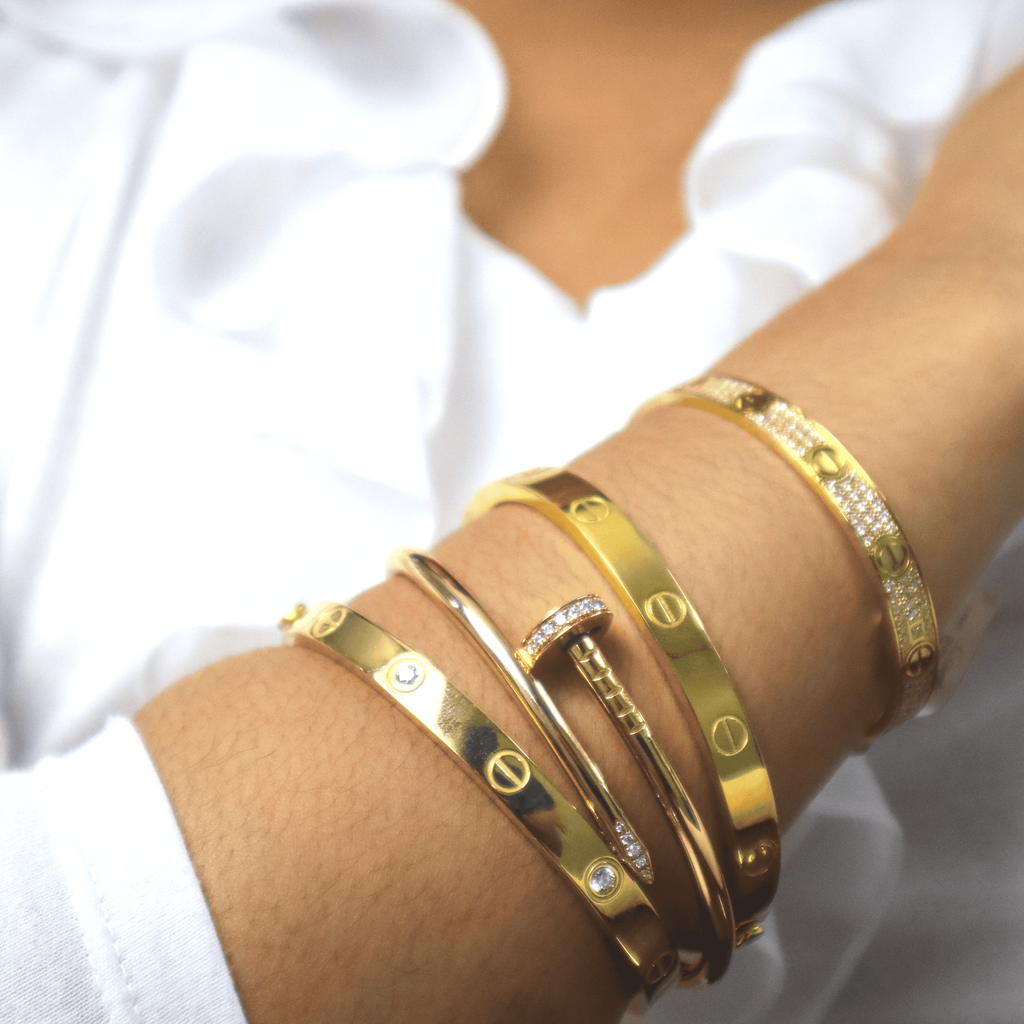 Love Bangle 18CM -Yellow Gold 18K