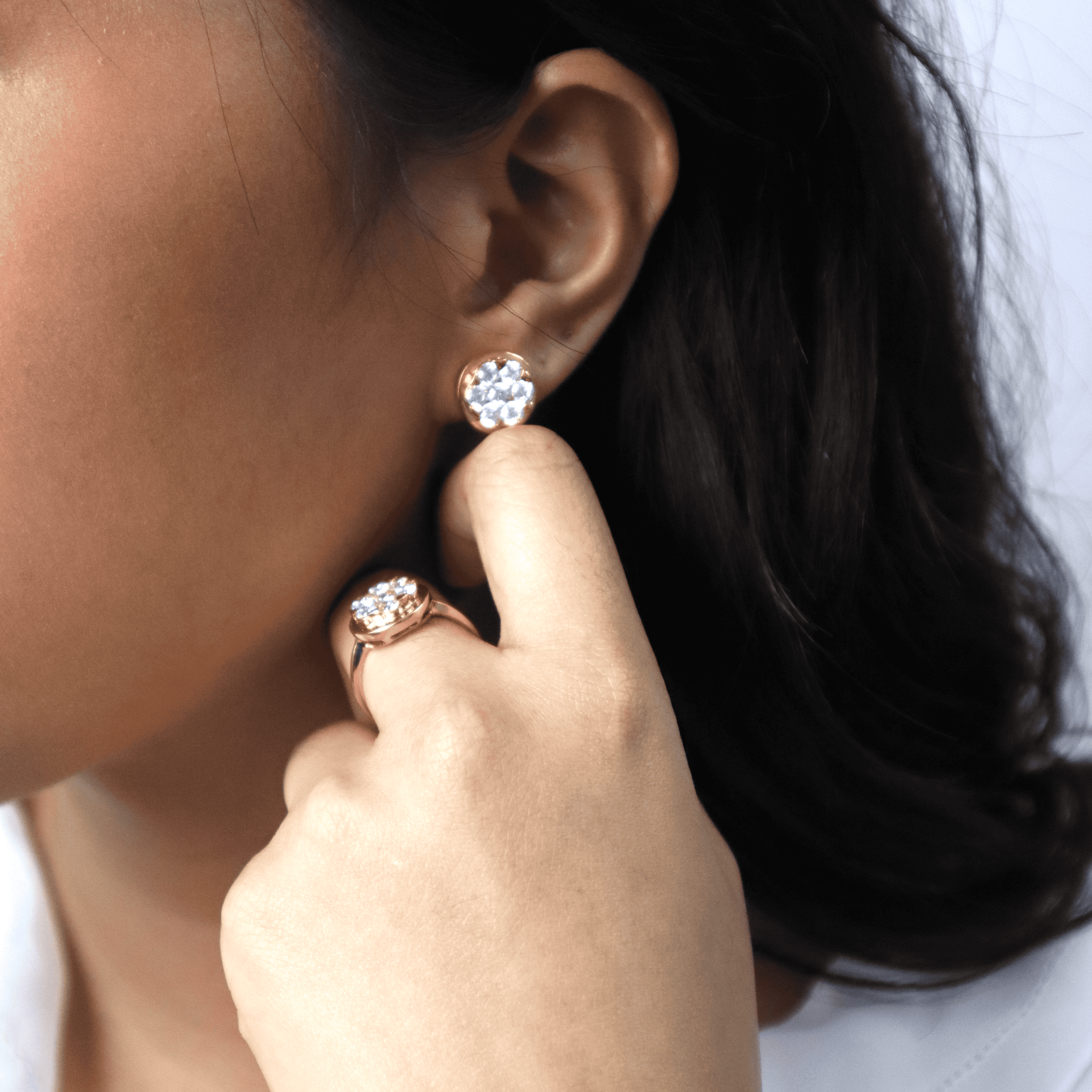 Round Terno Set – 14K Rose Gold