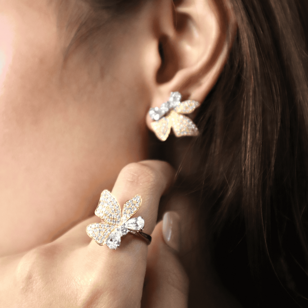 Diamond Terno Set – 14K Yellow & White Gold