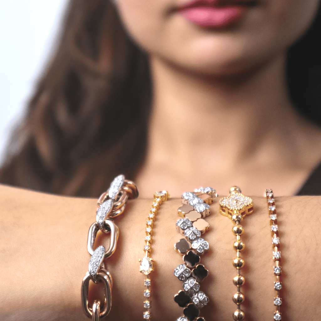 Bracelet – Yellow/White Gold with Diamonds