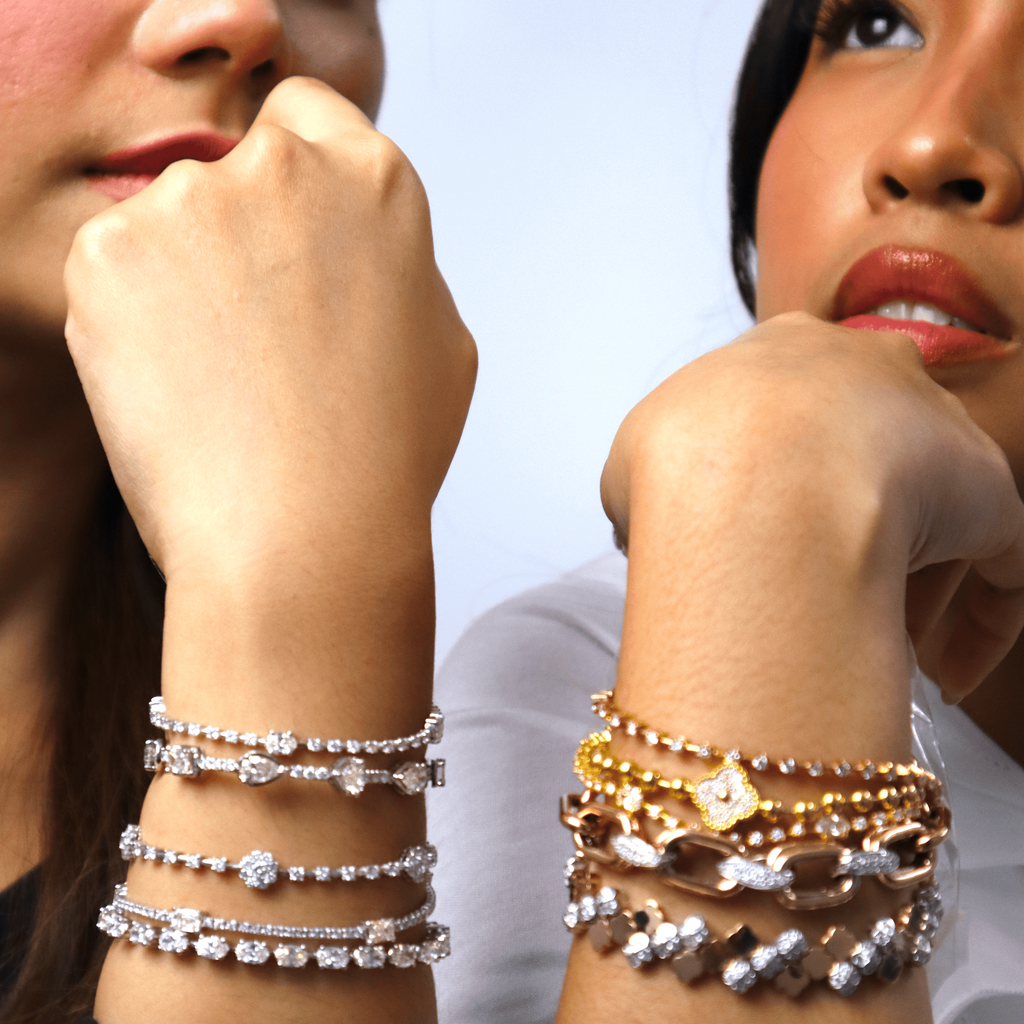 Bracelet – Yellow/White Gold with Diamonds