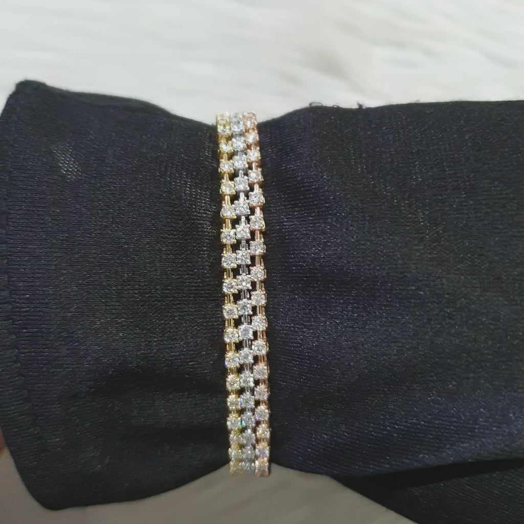 Bracelet - 18K Tricolor