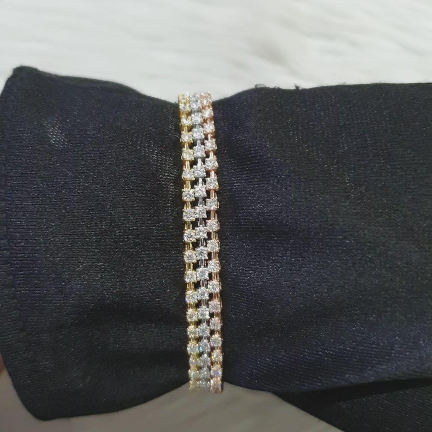 Bracelet - 18K Tricolor