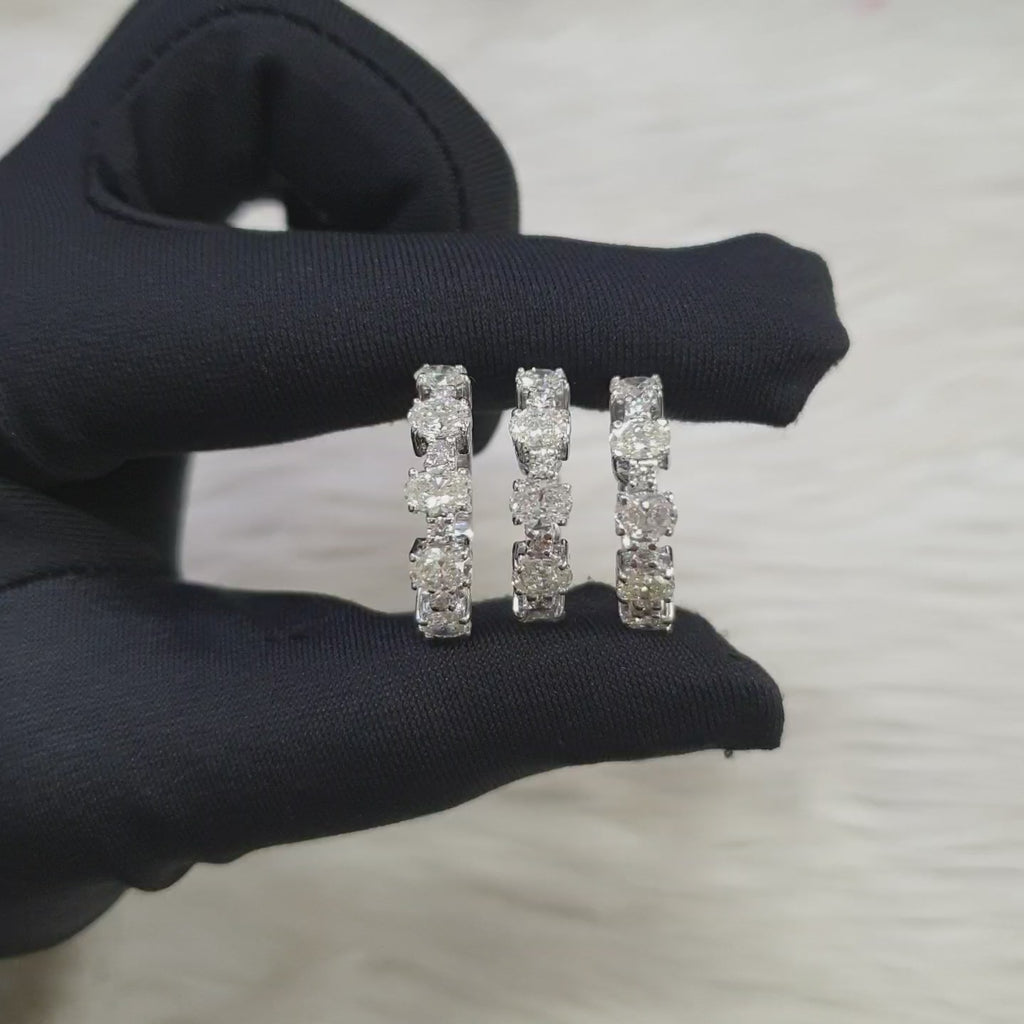 Creolla Terno - 14K White Gold