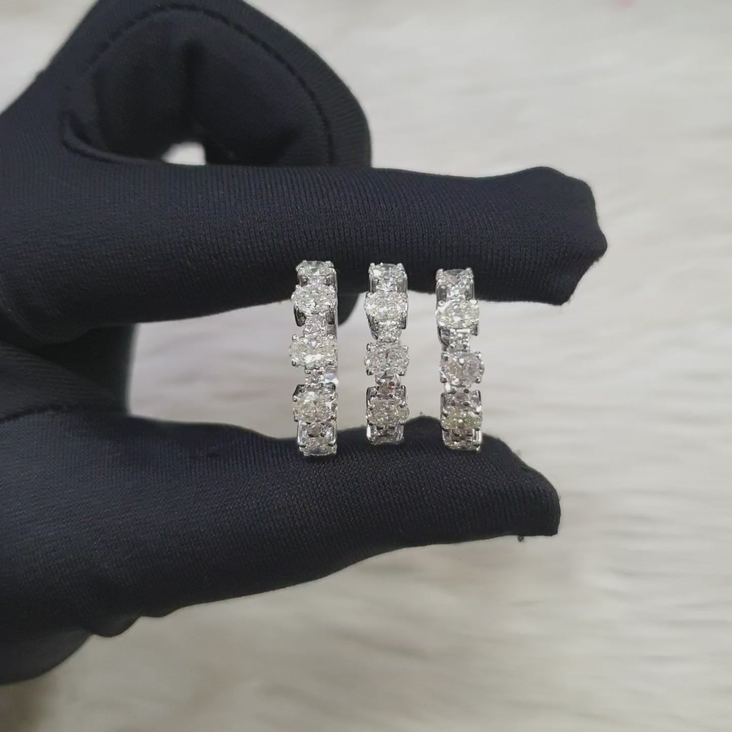 Creolla Terno - 14K White Gold
