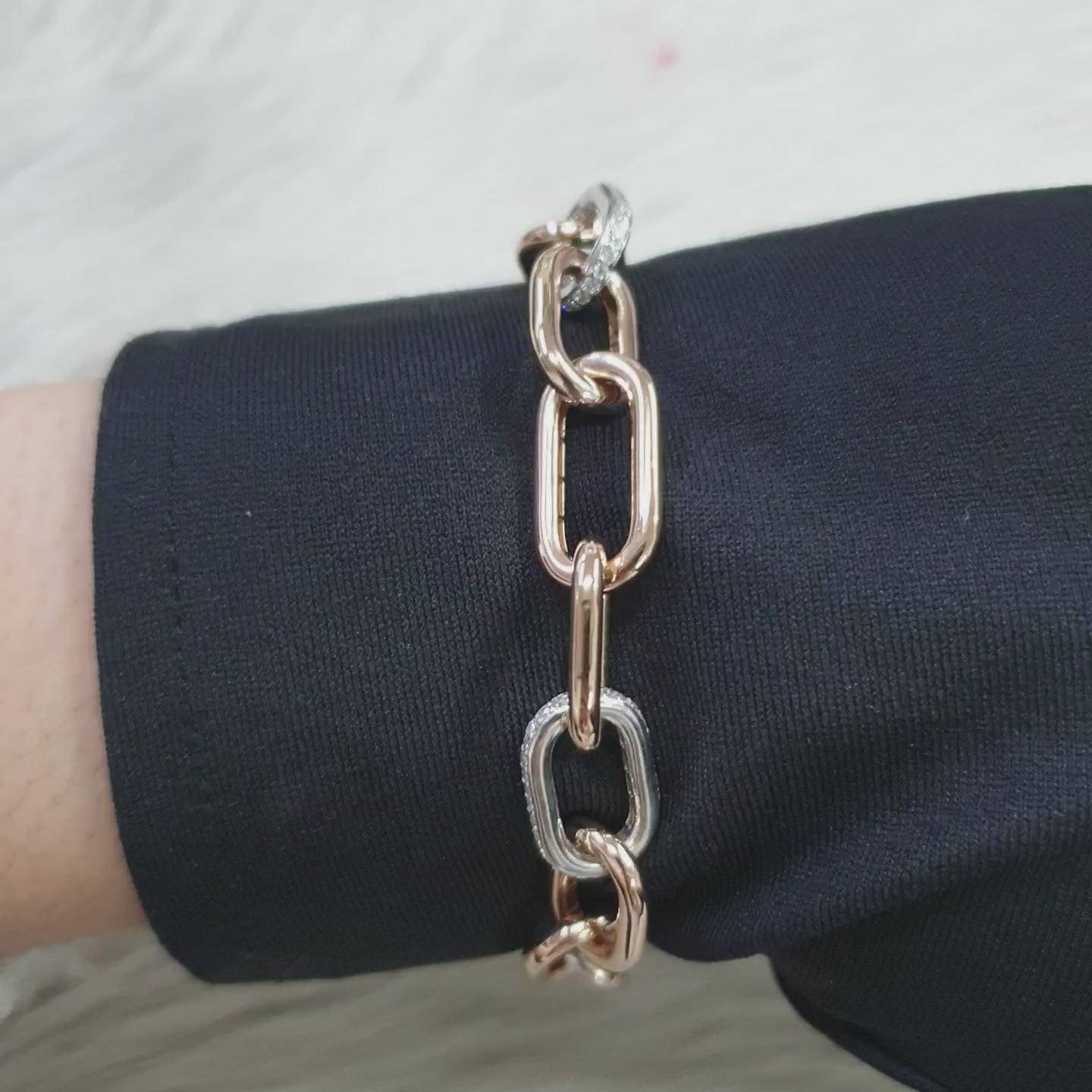 Bracelet - 18K Rose Gold/White Gold