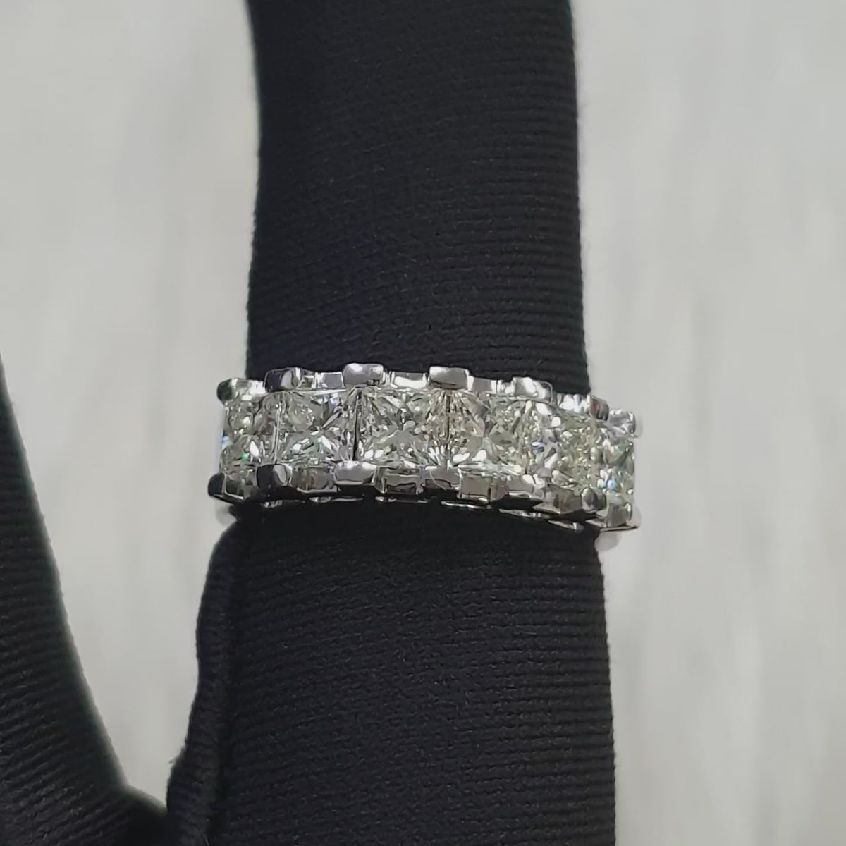 Half Eternity Ring - 14K White Gold