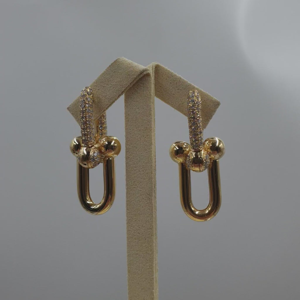 Hardware Pair Earring - 18K Yellow Gold