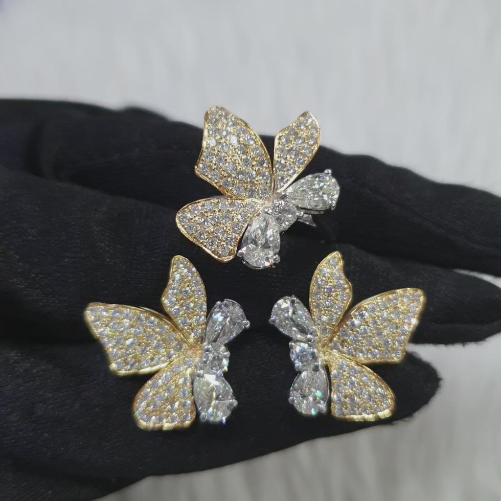 Diamond Terno Set – 14K Yellow & White Gold