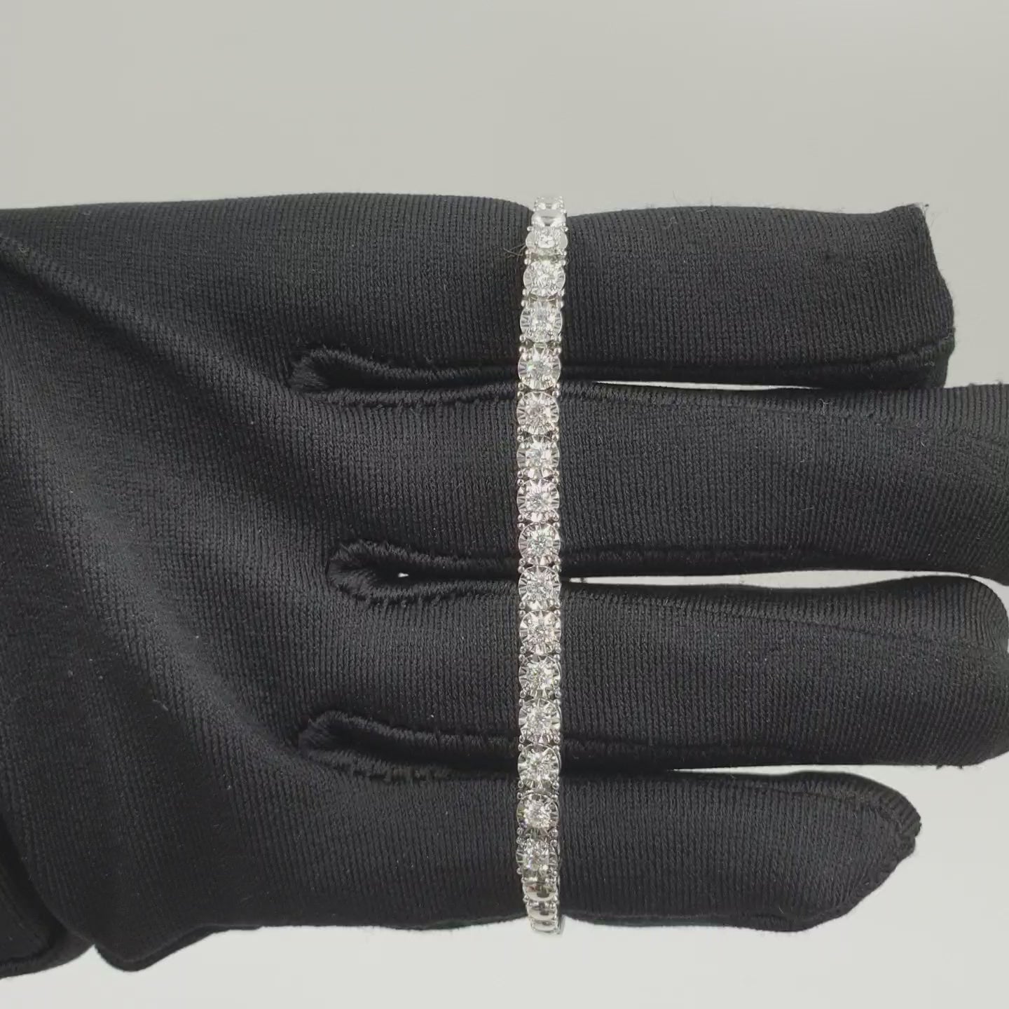 Tennis Bracelet - 18K White Gold