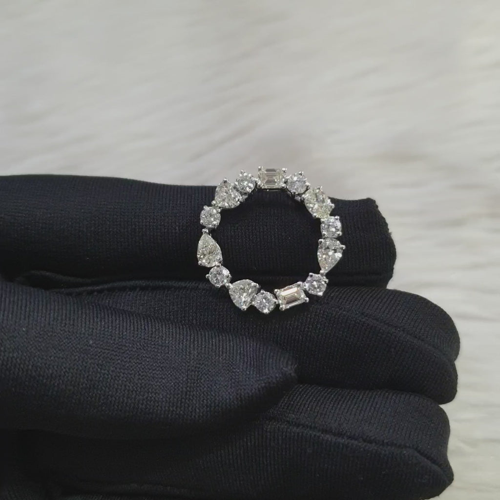 Pendant 14K White Gold (SOLD - INQUIRE FOR MADE TO ORDER)