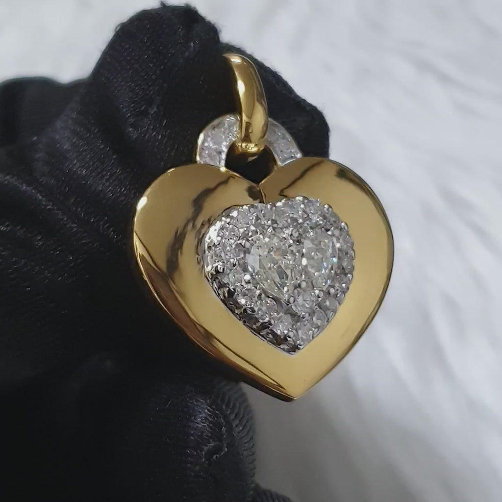 Heart Pendant (SOLD - INQUIRE FOR MADE TO ORDER)