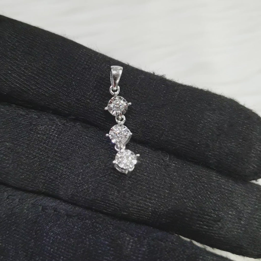 Pendant - 18K White Gold