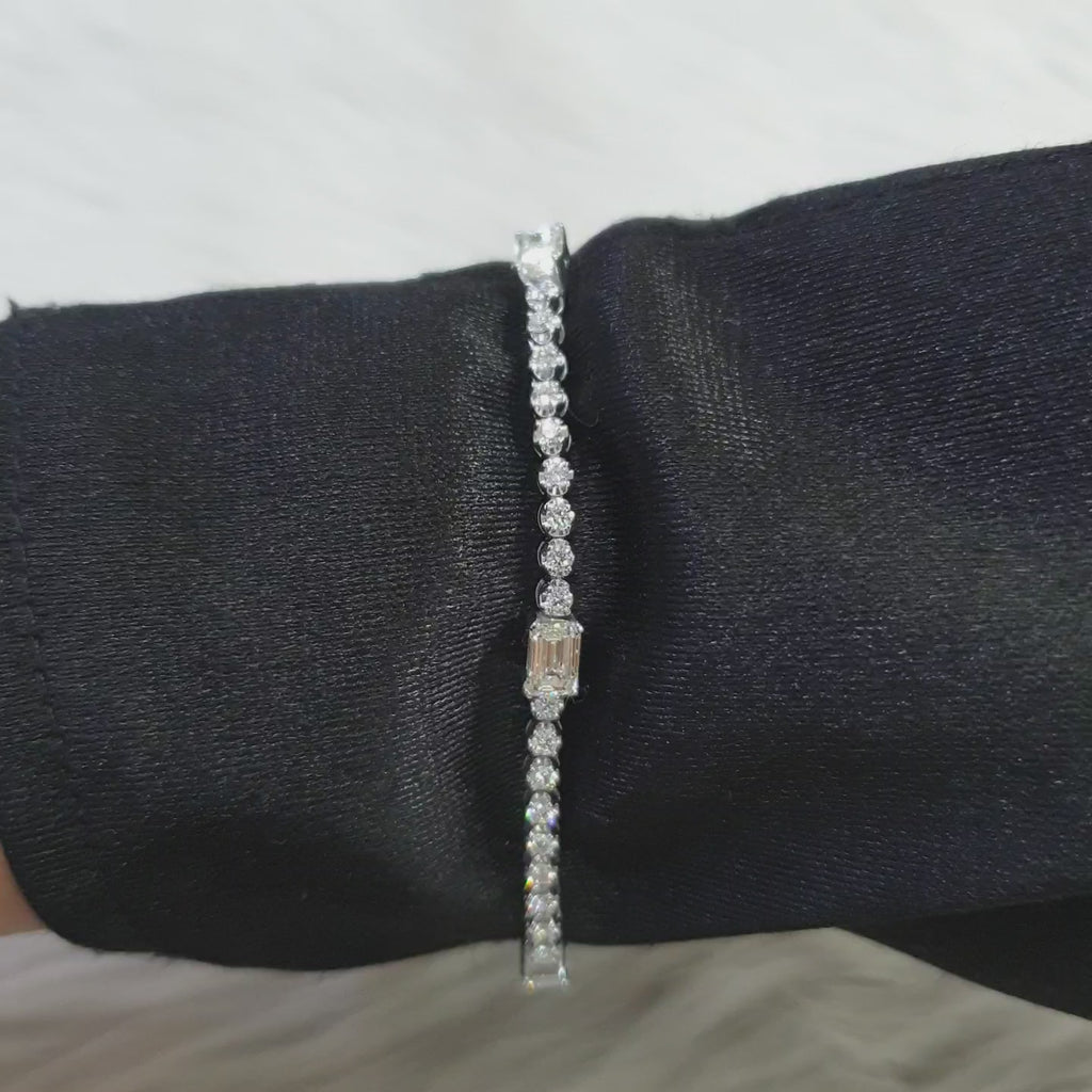 Bracelet - 18K White Gold (SOLD - INQUIRE FOR MADE TO ORDER)