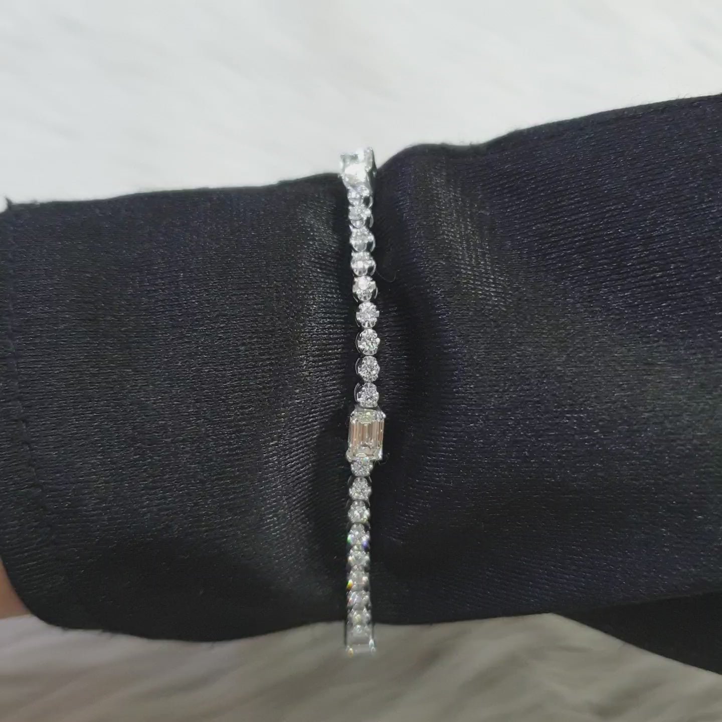 Bracelet - 18K White Gold (SOLD - INQUIRE FOR MADE TO ORDER)