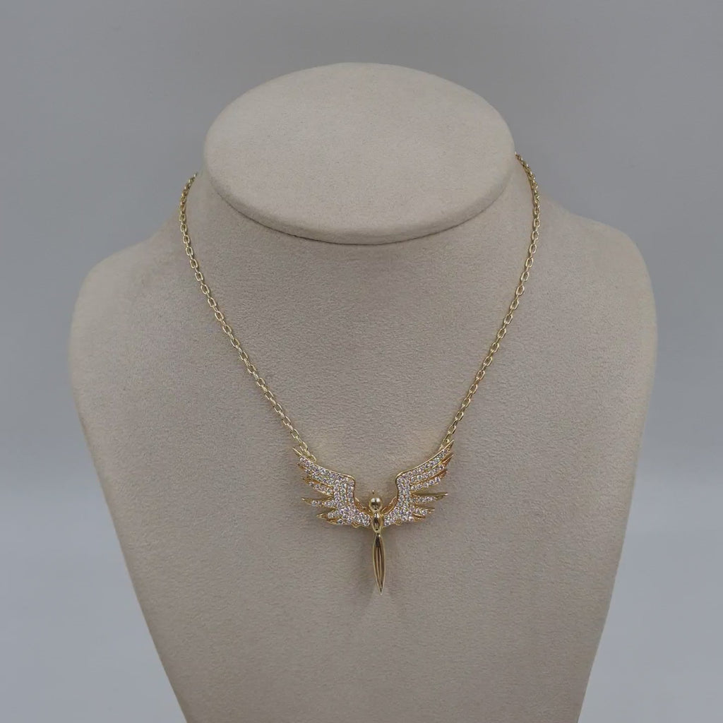 Angel Pin/Pendant – 14K Yellow Gold