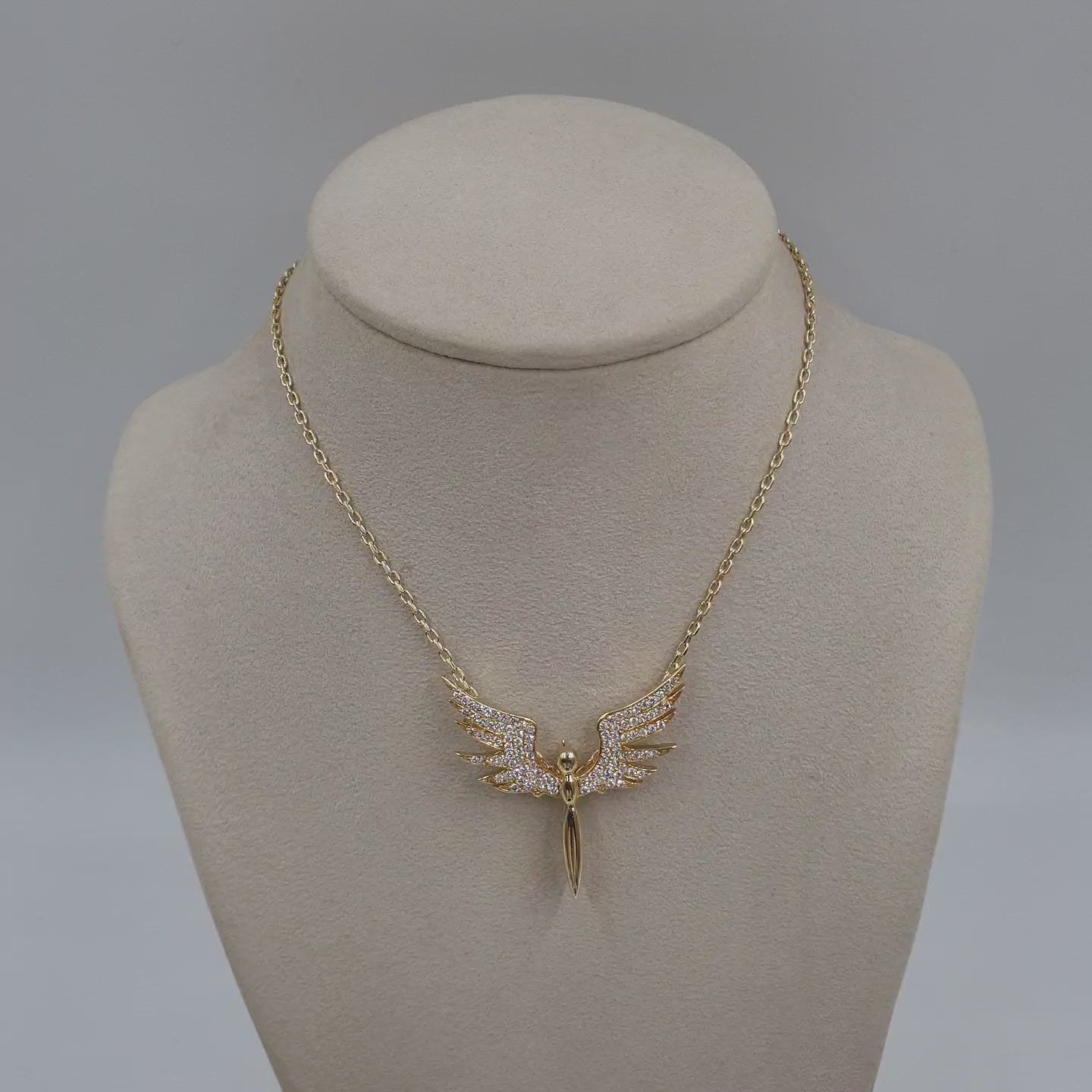 Angel Pin/Pendant – 14K Yellow Gold