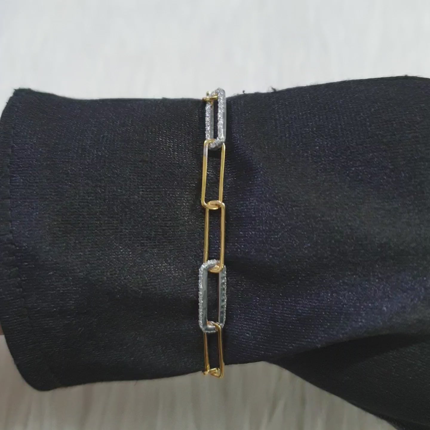 Bracelet - 18K White/Yellow Gold