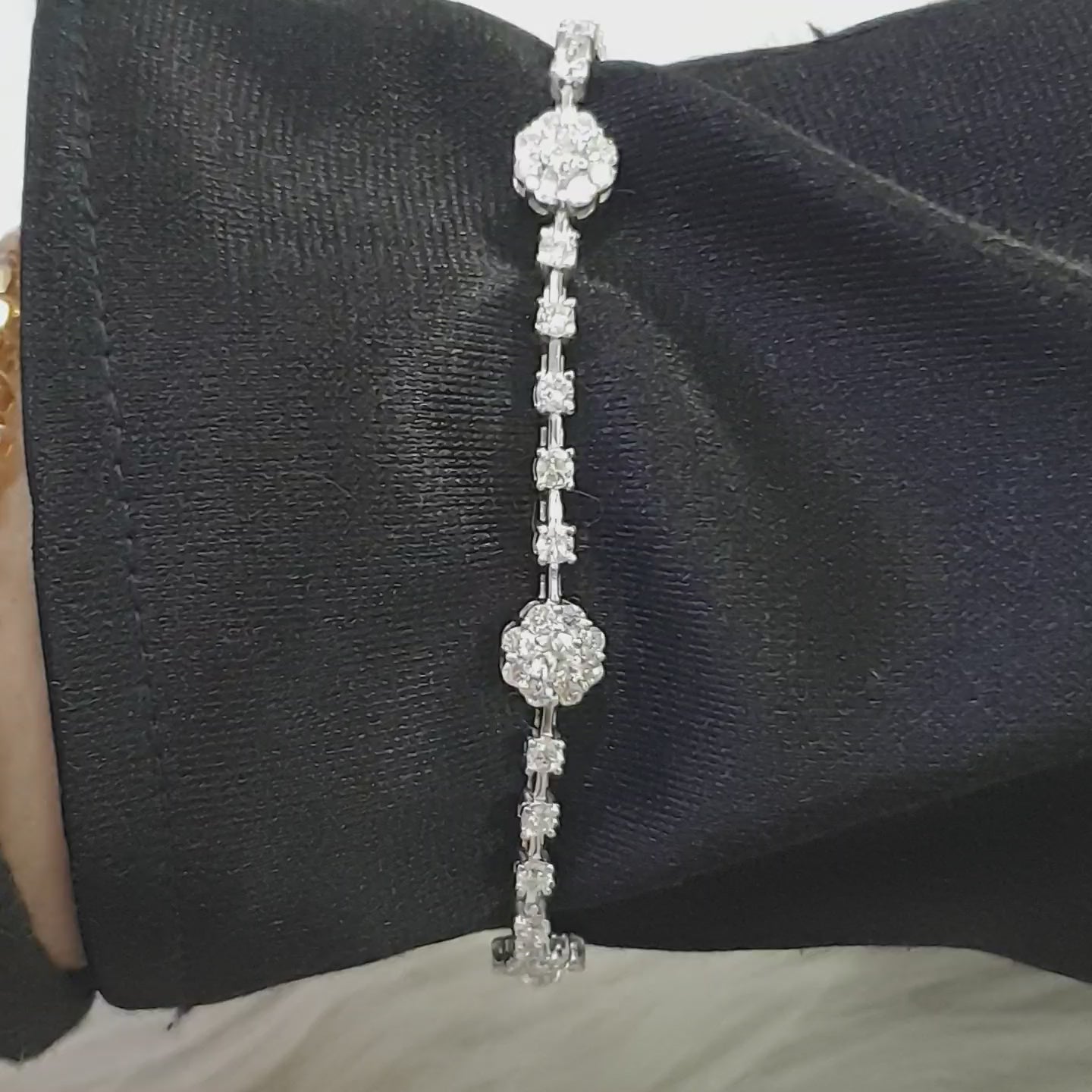 Bracelet - 18K White Gold (SOLD - INQUIRE FOR MADE TO ORDER)