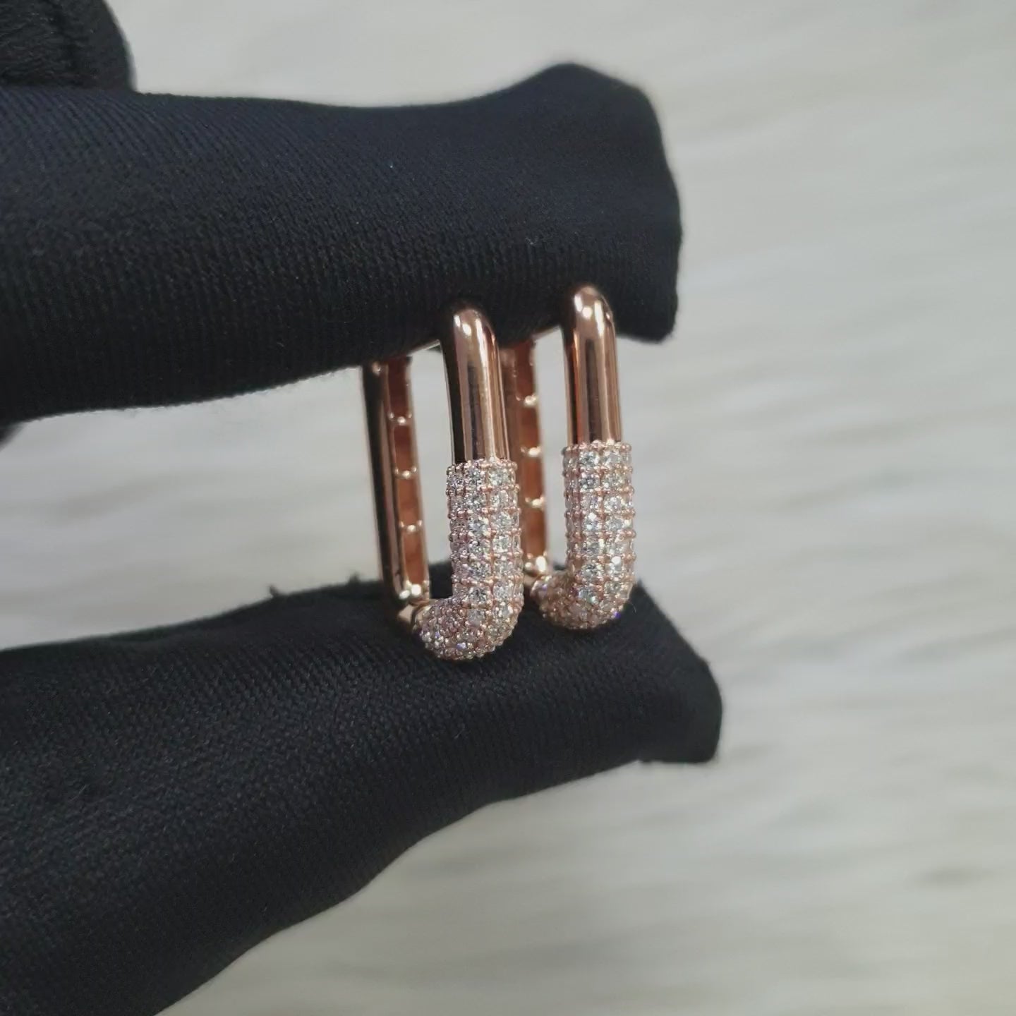 Pair Earring - 18K Rose Gold